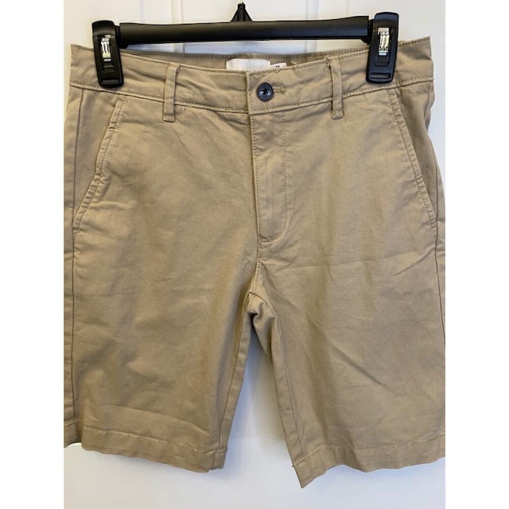 Topman Men's‎ Tan Flat Front Chino Shorts Size 28 New MCMLXXVIII